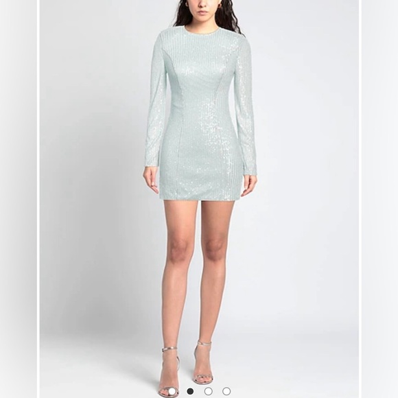 NWT Rotate Birger Christensen Sequin Embellished Open back Mini Cocktail Dress - Picture 2 of 12